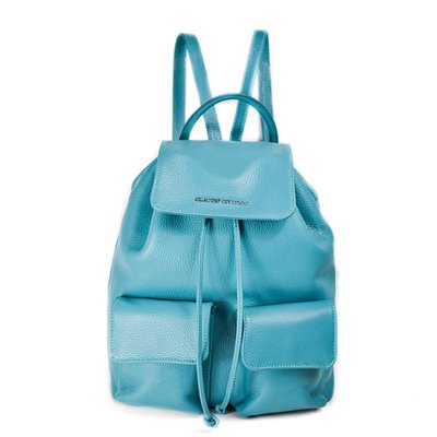 Pebbled Leather Backpack