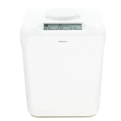 Time Locking Container - White Lid + White Base