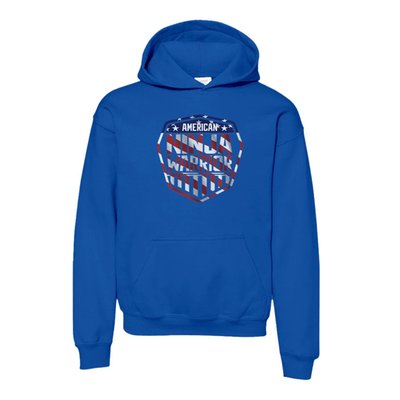 American Ninja Warrior Stripe Logo Youth Hoodie