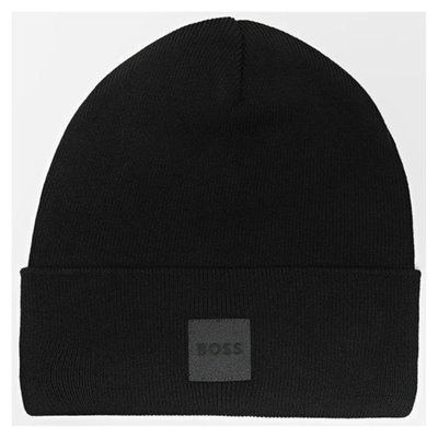 Hugo Boss Men's Fantastico Ribbed Cotton Beanie