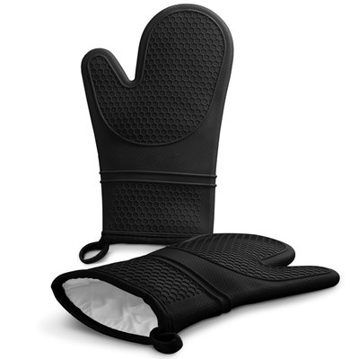 Cheer Collection Set Of 2 Premium Silicone Oven Mitts