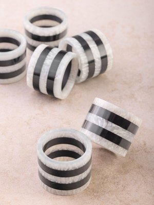 Panama Napkin Rings (Set of 6)