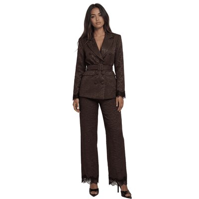 The Maison Jacquard Belted Blazer