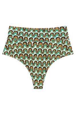 Groovy Added Coverage High Rise Bikini Bottom