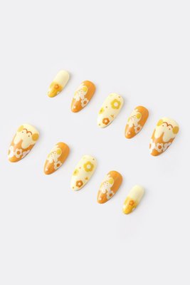 Ochre Bunshine By Lily Hoang-zhu - Press-on Nails