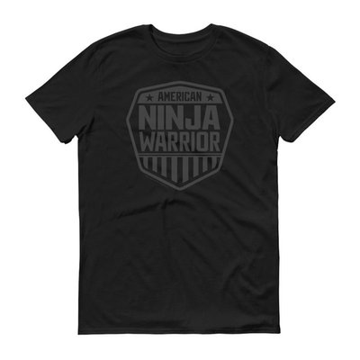 American Ninja Warrior Grey Logo Men's Short Sleeve T-shirt