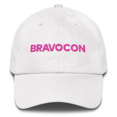 BravoCon Heart Logo Embroidered Hat - White