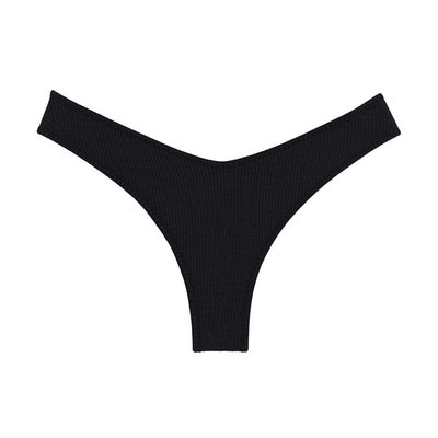 Black Rib Lulu Bikini Bottom