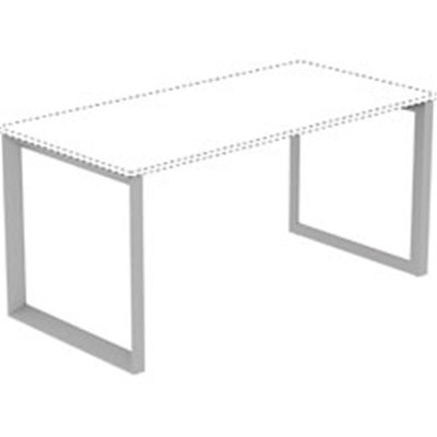 Relevance Series Desk Height Desk Leg Frame Silver