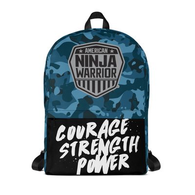 American Ninja Warrior Logo Camo Backpack