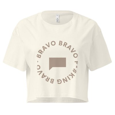 BravoCon Bravo F*#ing Bravo Women's Crop Top