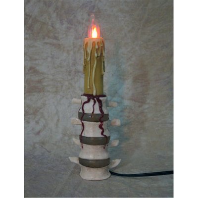 part lumbar Candle with blood