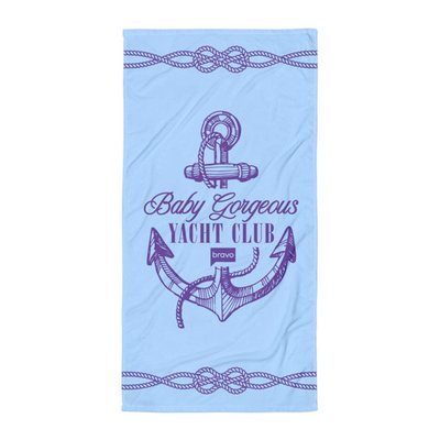 The Real Housewives of Salt Lake City Beach Towel Baby Gorgeous Yacht Club