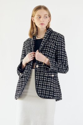 Tweed Checkers Blazer
