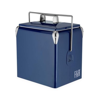 Vintage Metal Gray Cooler