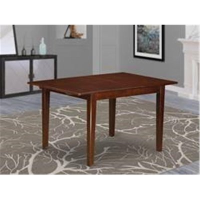 Nmah Norfolk Rectangular Table With   Butterfly Leaf Mahogany Fish Mahogany