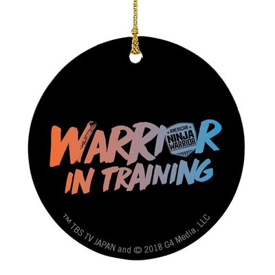 American Ninja Warrior Warrior In Training Ornament
