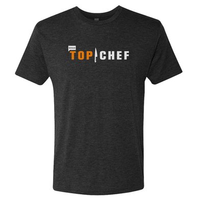 Top Chef Knife Grey Logo Men's Tri-Blend T-Shirt