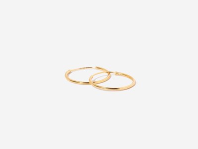 Small Thin Endless Hoops