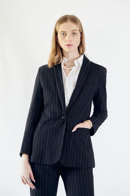 Pinstripes Oversize Blazer