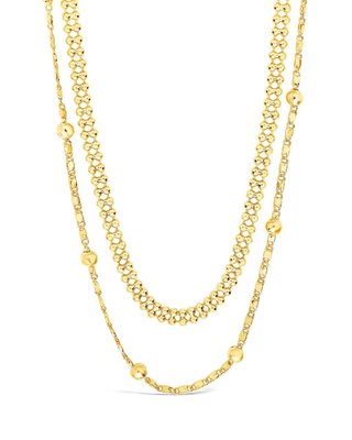 Commentsold Layered Beaded Chain Necklace