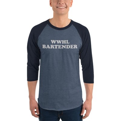 Watch What Happens Live Bartender Raglan