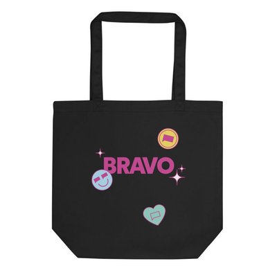 BravoCon Bravo Logo & Icons Tote Bag