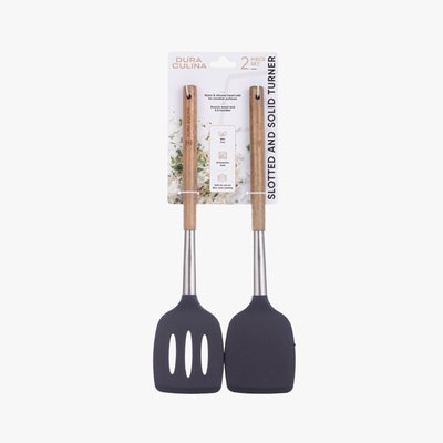 Solid & Slotted Turner Set