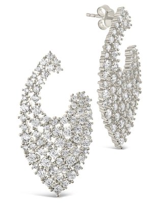 Priscilla Cz Statement Stud Earrings