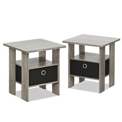 Petite End Table Bedroom Night Stand  Set Of