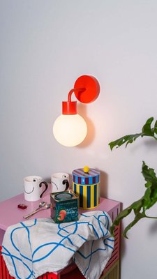 Vermillion Red Poplight and Battery Pack Bundle
