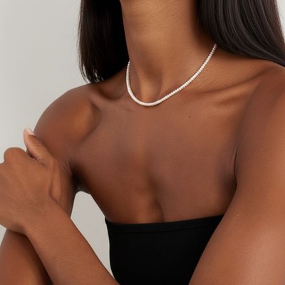Carrie Classic Pearl Strand Necklace