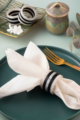Panama Napkin Rings (Set of 6)
