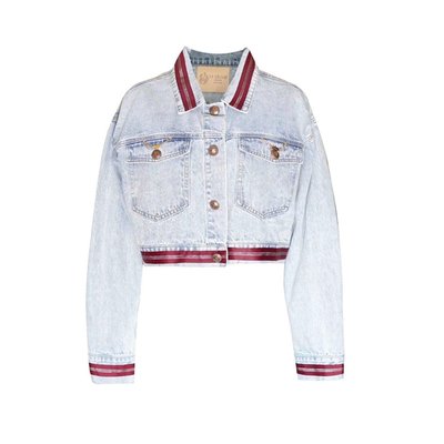 Danielle Denim Jacket With Red Lining