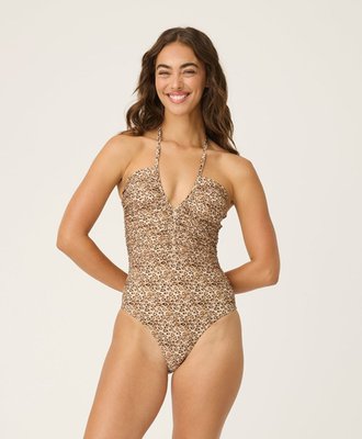 Pjs X Pq Swim Leopard Josie One Piece