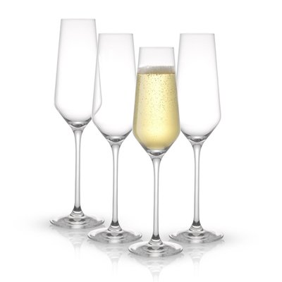 Layla Stemmed Champagne Flute Glasses