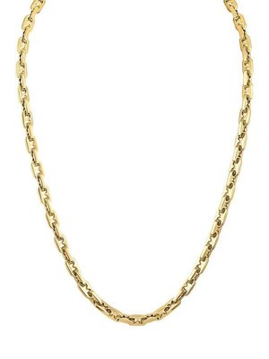 Esquire Men's Goldtone Ion Plated Chain Necklace