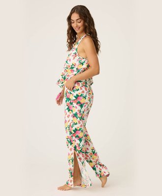 Pjs X Pq Swim Dahlia Open Leg Pant