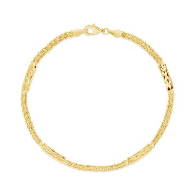 Textured Station Anklet