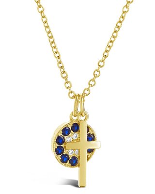 Delicate Cross Charm Necklace