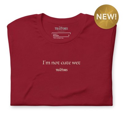 I'm Not Cute Wet T-shirt