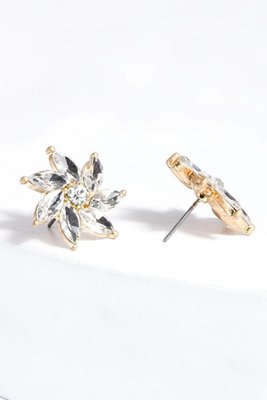 Saachi Style Crystal Flower Earring