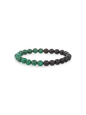 Men's The Luxe Collection Ernie Malachite & Onyx Bracelet