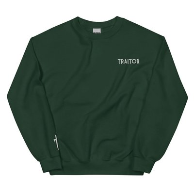 Sweatshirt Traitor Embroidered