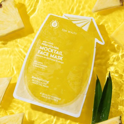 Piña Colada Revitalizing Biocellulose Mocktail Mask