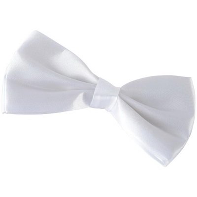 Clip On Bowtie White