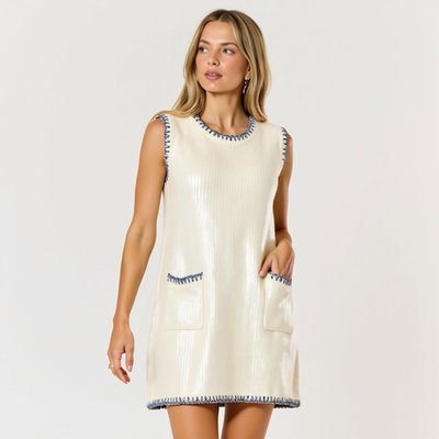 Strapless Smocked Bodice Midi Dress