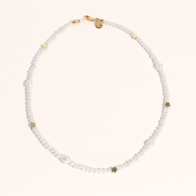 Dainty Pearl Necklace - Aubrey