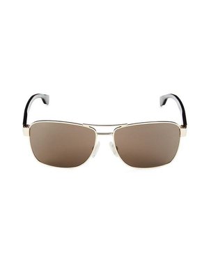 Boss Men's 60mm Rectangle Sunglasses