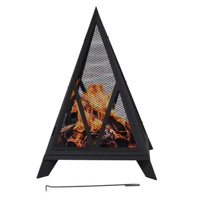 Sunnydaze Decor Sunnydaze Majestic Pyramid Heavy-duty Steel Fire Pit